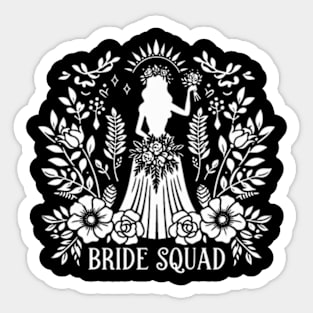 Bride Squad Sticker